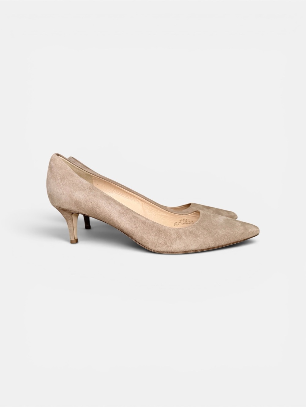 J Crew Dulci suede kitten taupe  heels